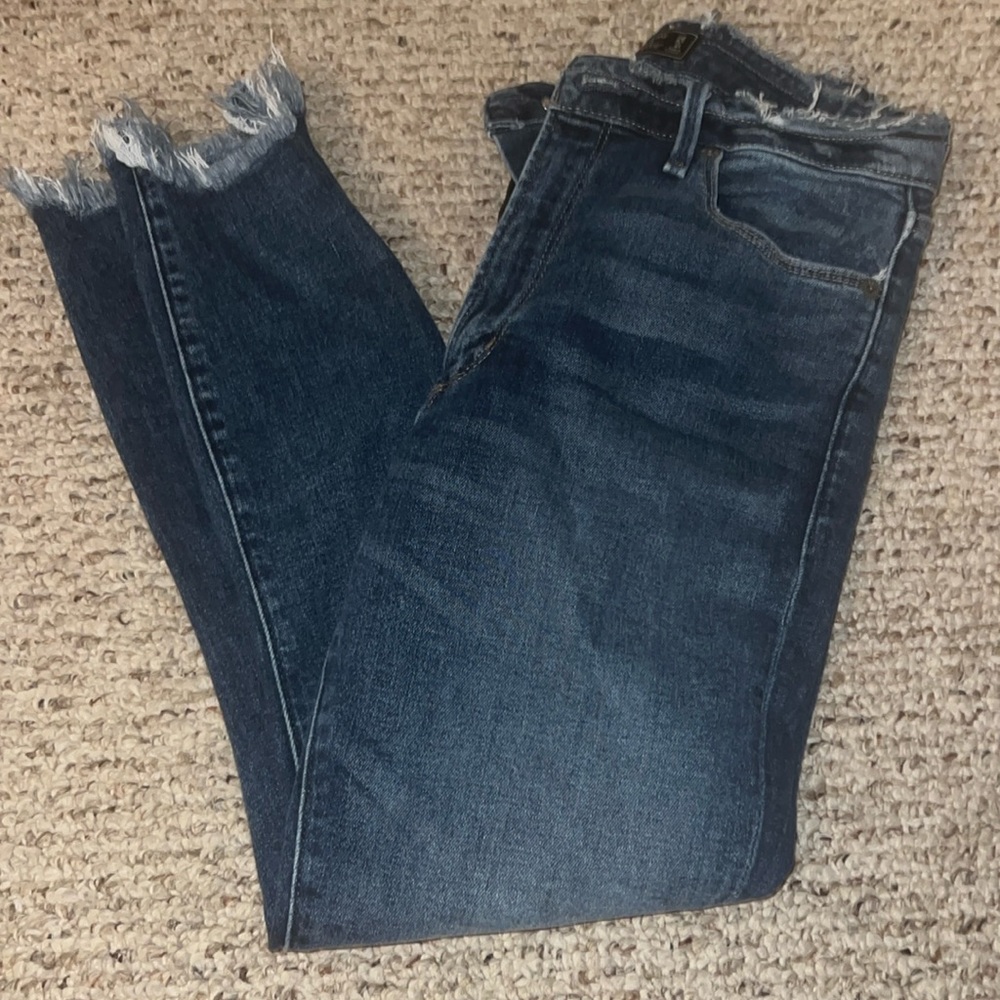 Abercrombie and Fitch Simone high rise ankle jeans